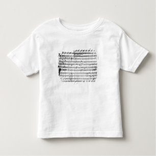 Camiseta Infantil Ms.1548 Ouverture da ópera 'Don Giovanni
