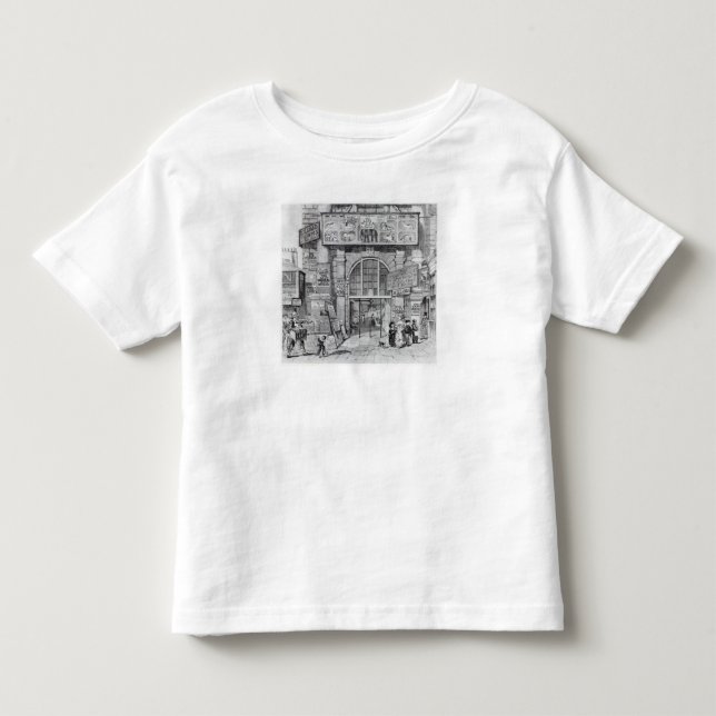 Camiseta Infantil Mudança de Exeter que mostra a entrada (Frente)