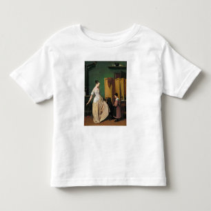 Camiseta Infantil Mulher no seu banheiro, 1835