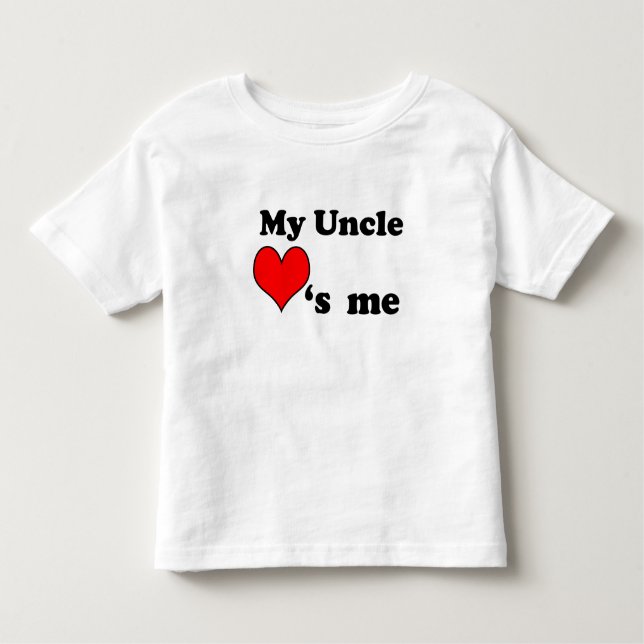 Camiseta Infantil My Uncle loves me (Frente)
