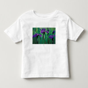 Camiseta Infantil NA, EUA, Alasca, Ilha Knight, Íris selvagem
