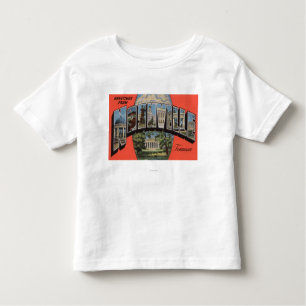 Camiseta Infantil Nashville, Tennessee - Cenas com Letra Grande 2