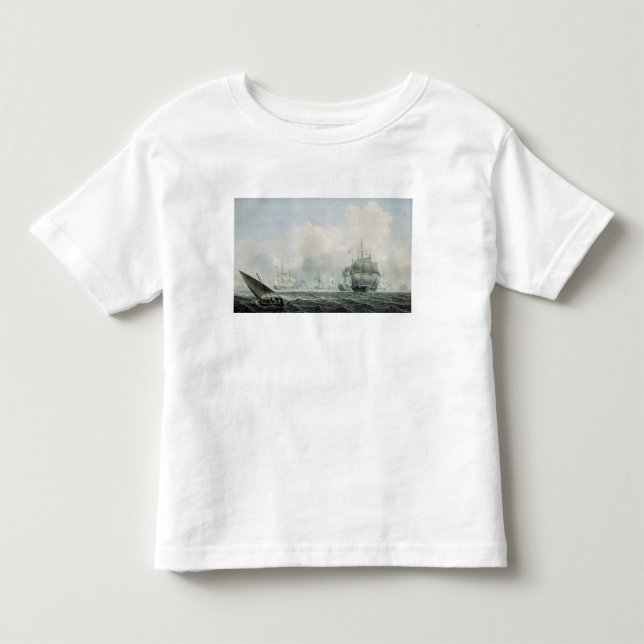 Camiseta Infantil Navios ingleses da guerra (Frente)