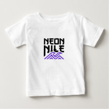 Camiseta Infantil NEON NILE Streetwear Wave Logo