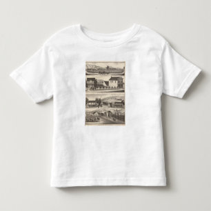 Camiseta Infantil Nevis, residências verdes, fazendas