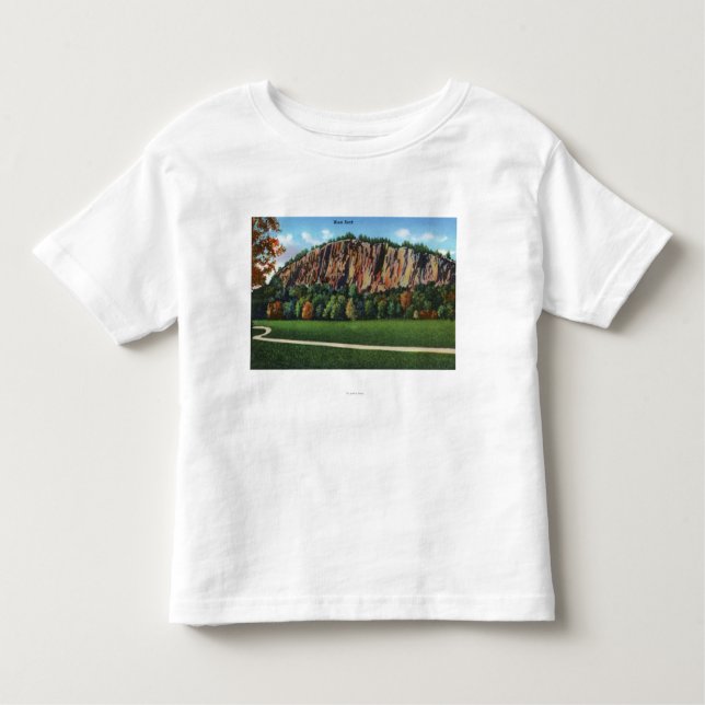 Camiseta Infantil New Haven, CTView da rocha ocidental (Frente)