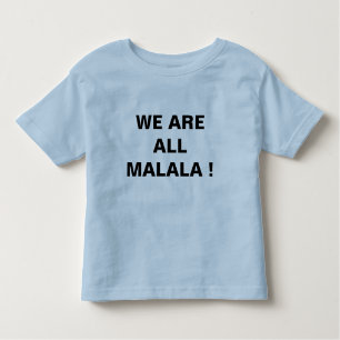 CAMISETA INFANTIL NÓS SOMOS TODOS MALALA!