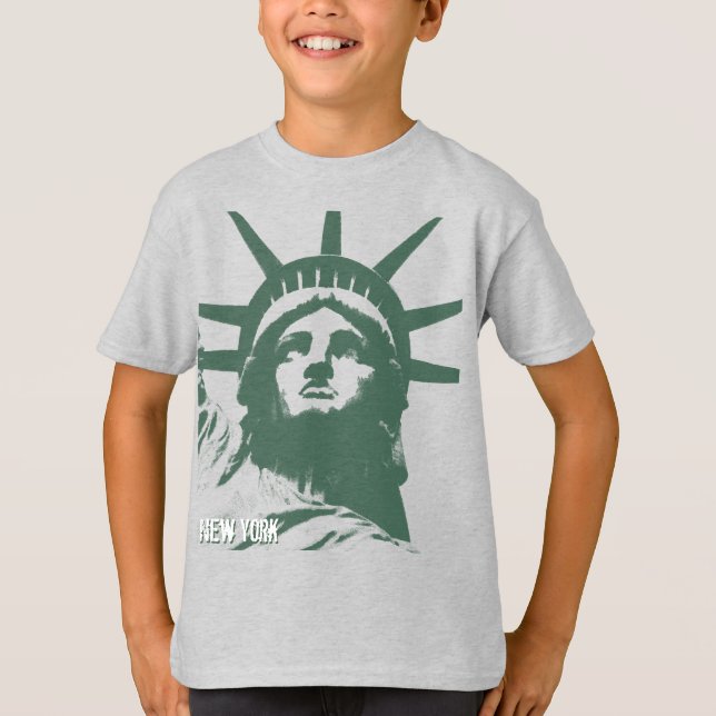 Camiseta Infantil Nova York Estátua da Liberdade C (Frente)