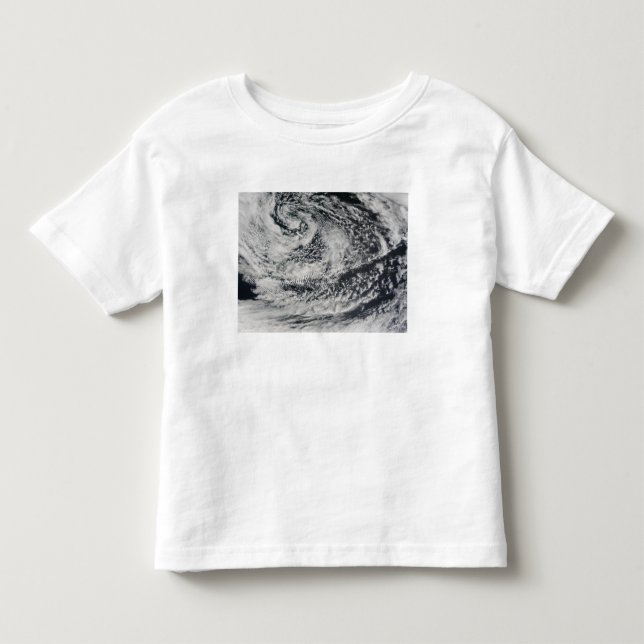 Camiseta Infantil Nuvens de ondas em forma de navio 2 (Frente)
