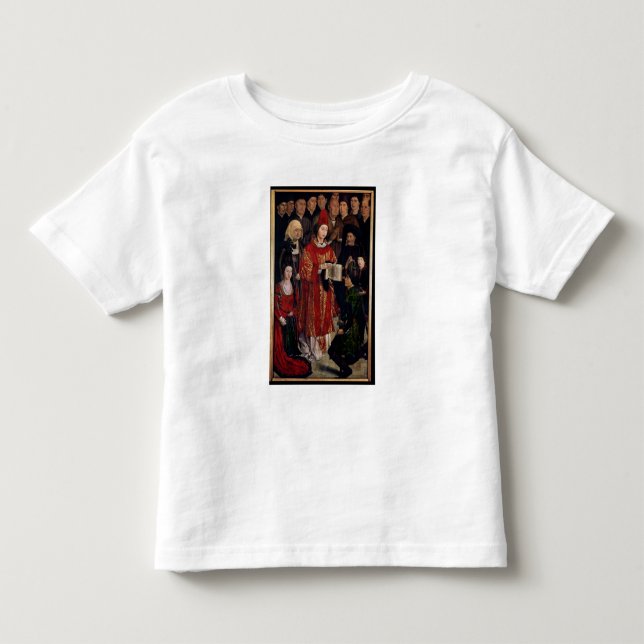 Camiseta Infantil O Altarpiece de St. Vincent (Frente)