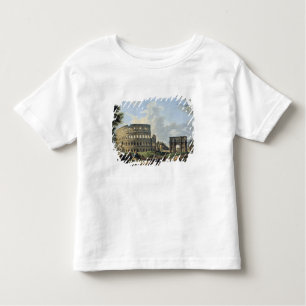 Camiseta Infantil O Colosseum e o arco de Constantim