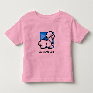 Camiseta Infantil O cordeiro pequeno do deus