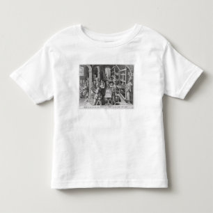 Camiseta Infantil O desenvolvimento da impressão, chapeia 5 'da nov