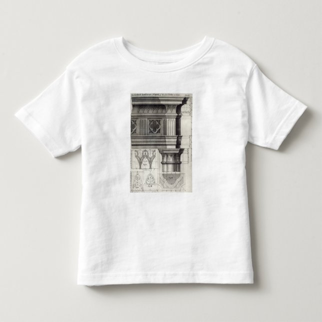 Camiseta Infantil O Entablature gótico (Frente)