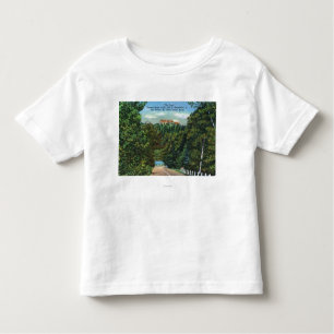 Camiseta Infantil O Eyrie, casa do júnior de John D Rockefeller