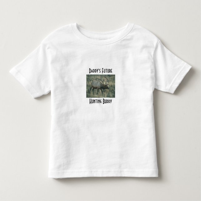 Camiseta Infantil O futuro do pai, caçando o amigo (Frente)