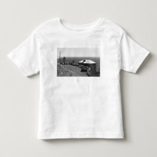 Camiseta Infantil O leão de mar da costa de Oregon cava o escritór