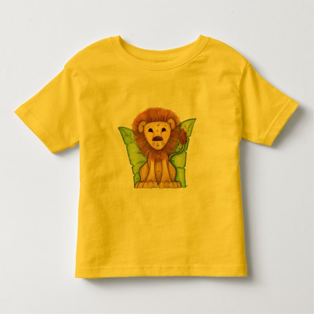 Camiseta Infantil O leão pequeno (Frente)