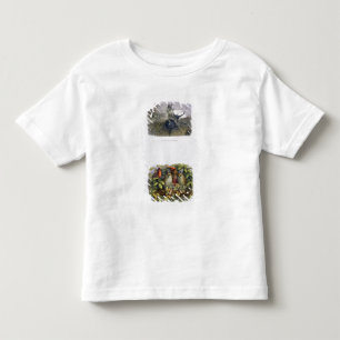 Camiseta Infantil O mensageiro da rainha feericamente, e duende e
