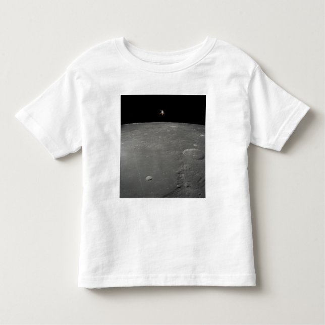 Camiseta Infantil O módulo lunar Apollo 12 Intrepid (Frente)