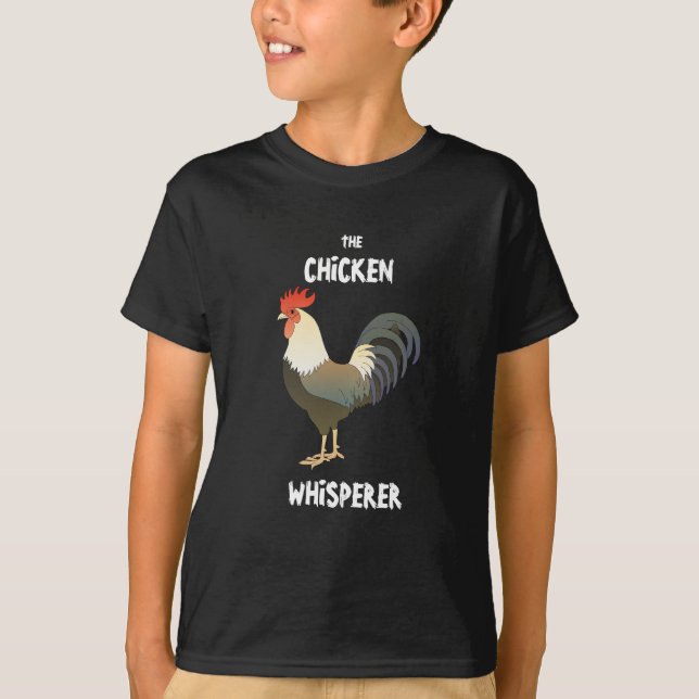 Camiseta infantil O Murmurador de Frangos (Frente)
