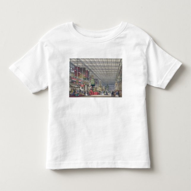 Camiseta Infantil O Nave britânico da grande exposição, 1851 (co (Frente)