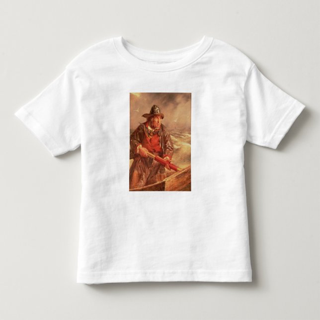 Camiseta Infantil O navegador (Frente)