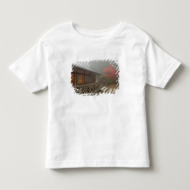 Camiseta Infantil O pavilhão no Jardim Japonês Portland (Frente)