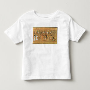 Camiseta Infantil O peso do coração contra a pena de