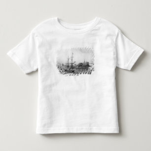 Camiseta Infantil O porto de Nova Orleães