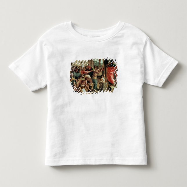 Camiseta Infantil O sacrifício em Lystra (desenhos animados para o (Frente)