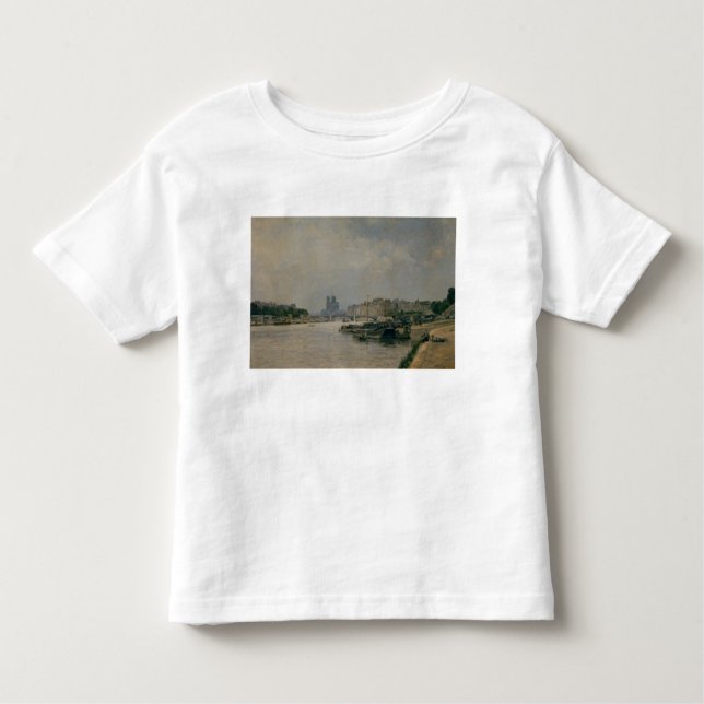 Camiseta Infantil O Seine do Quai de la Rapee (Frente)