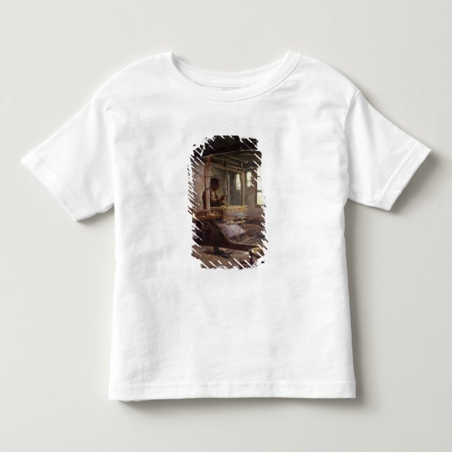 Camiseta Infantil O tecelão bretão, 1888 (Frente)