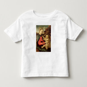 Camiseta Infantil O Virgin e a criança c.1465-70