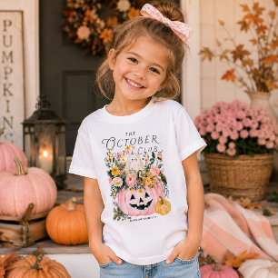 Camiseta Infantil October Social Club Ghost Kids
