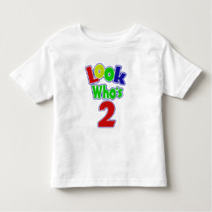 Camiseta Infantil Olha quem é dois