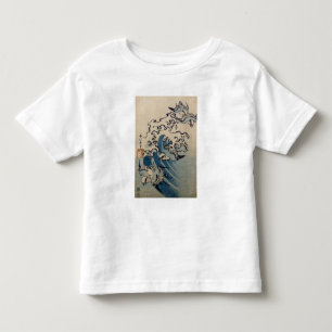 Camiseta Infantil Ondas e pássaros, c.1825