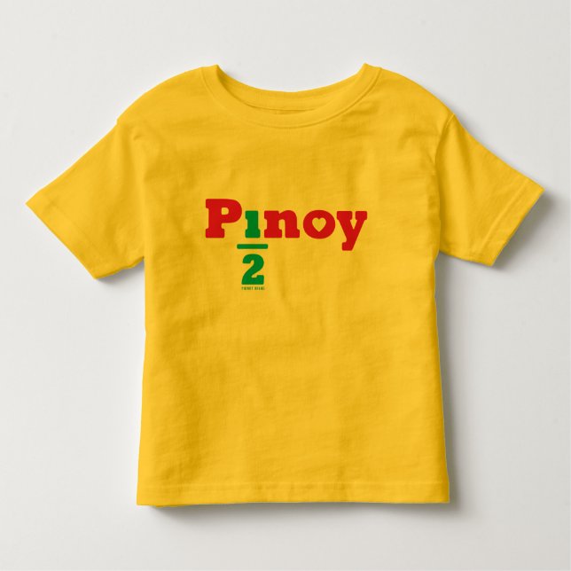 Camiseta Infantil one_half pinoy (Frente)