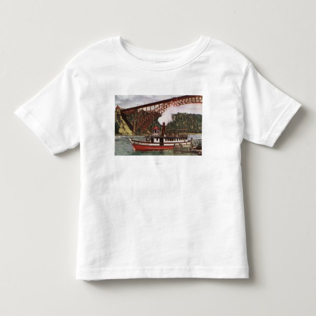 Camiseta Infantil Opinião a empregada doméstica do barco da névoa (Frente)