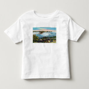 Camiseta Infantil Opinião central do trem de Michigan de Niagara