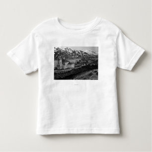 Camiseta Infantil Opinião da cidade de Unalaska, fotografia de