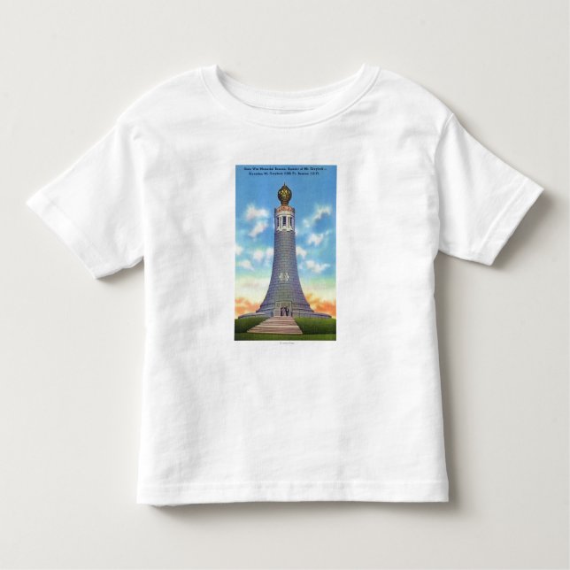 Camiseta Infantil Opinião da cimeira do memorial de guerra do estado (Frente)