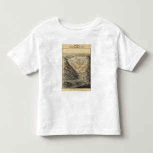 Camiseta Infantil Opinião de olho de pássaro, vale do lago honey