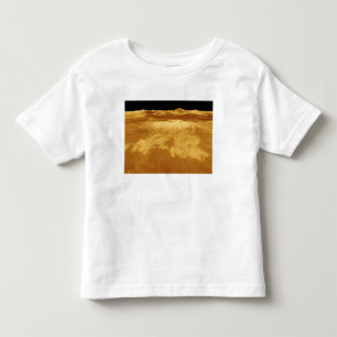 Camiseta Infantil opinião de perspectiva 3D de Sapas Mons em Venus