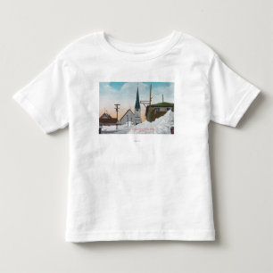 Camiseta Infantil Opinião do inverno da avenida de Steadman coberta