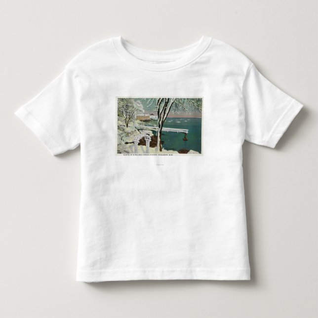 Camiseta Infantil Opinião do inverno do porto de Marblehead (Frente)