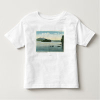 Opinião do lago das montanhas de Belknap