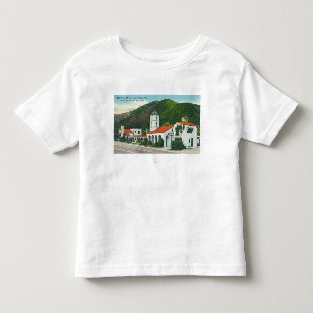 Camiseta Infantil Opinião exterior a pensão do motel (Frente)