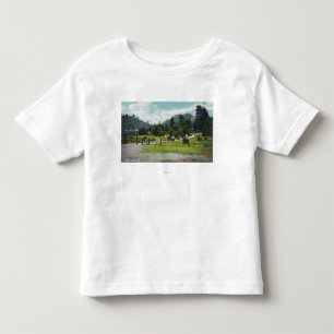 Camiseta Infantil Opinião os convidados em um Stroll através das