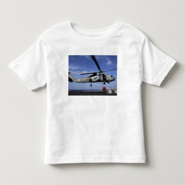 Camiseta Infantil Ordnancemen conecta cabos de transporte (Frente)